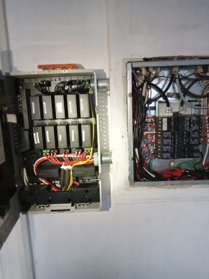 Electrical panel upgrade completed for Security Camera Wiring in Milford Mill